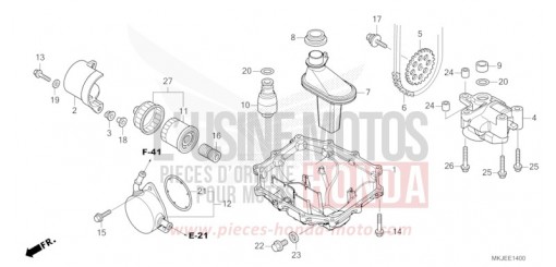 OIL PAN/OIL PUMP CB1000RAM de 2021